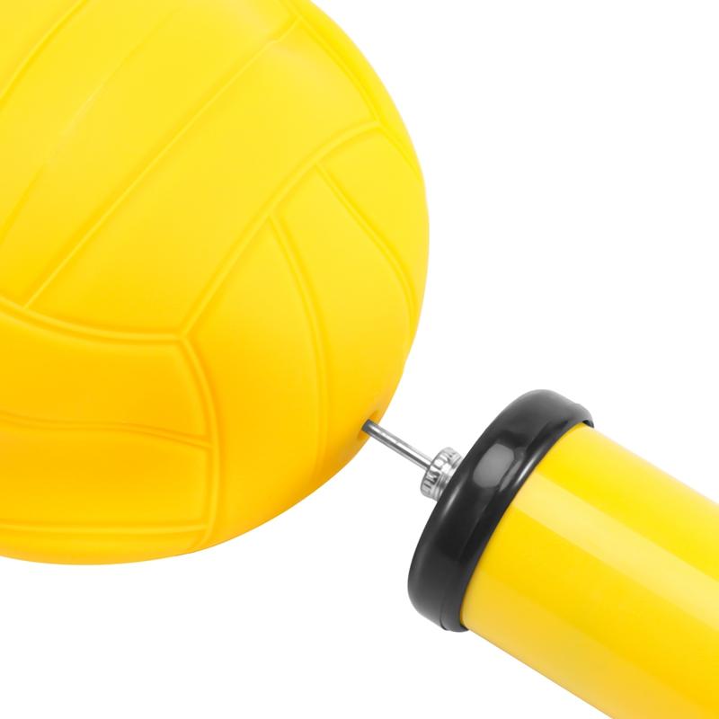 Roundnet Game Ball Replaceable Competitive Balls Mini Volleyball 3-Pack With Pump