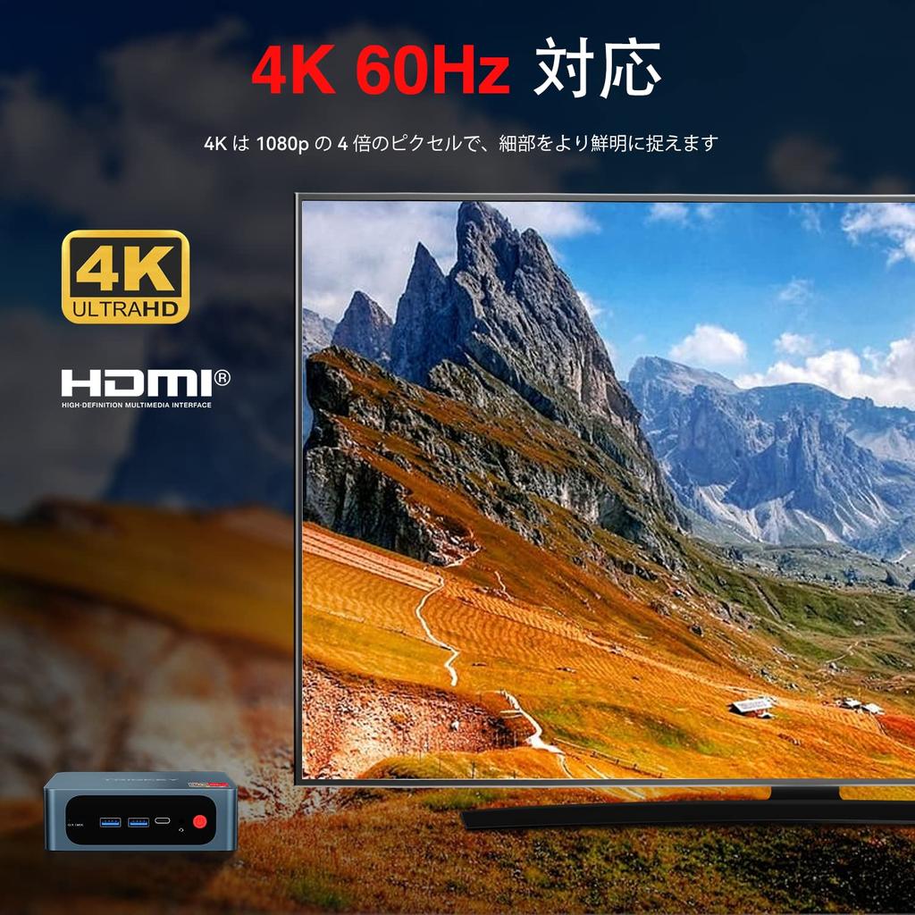 Mini PC AMD Ryzen 5 5500U 11 Pro bis zu 6 Threads Kleiner PC DDR4 16GB 500GB PCIe NVME SSD WIFI 6 BT Radeon Grafik 3 Bildschirmausgang Unterstützung USB USB