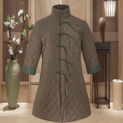 Men's Medieval-Inspired Pirate Jacket with Eye-Catching Color Blocking and Stand Collar
