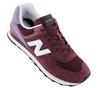 New Balance Classic 574 – Pánské boty Burgundsko-červené U574ABO ORIGINÁL