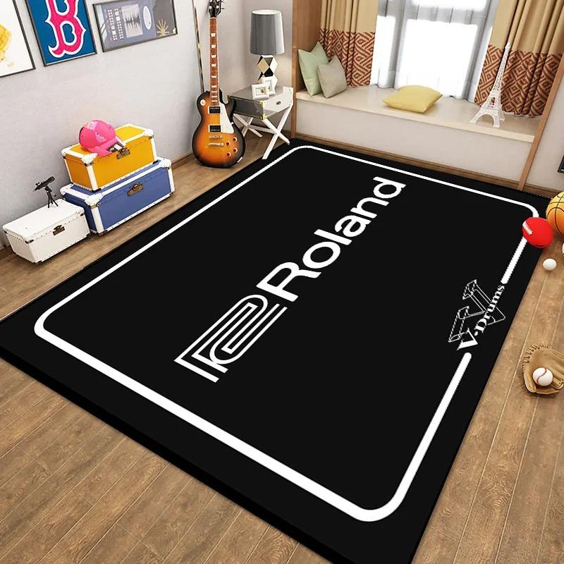 

R-Roland Килимові Звукоізоляційні Килимки для Барабанів Ковдра Бас-Барабани Малий Барабан Електронні Джазові Музичні Килимки для Підлоги Вінтажні Звукопоглинаючі 40x60cm