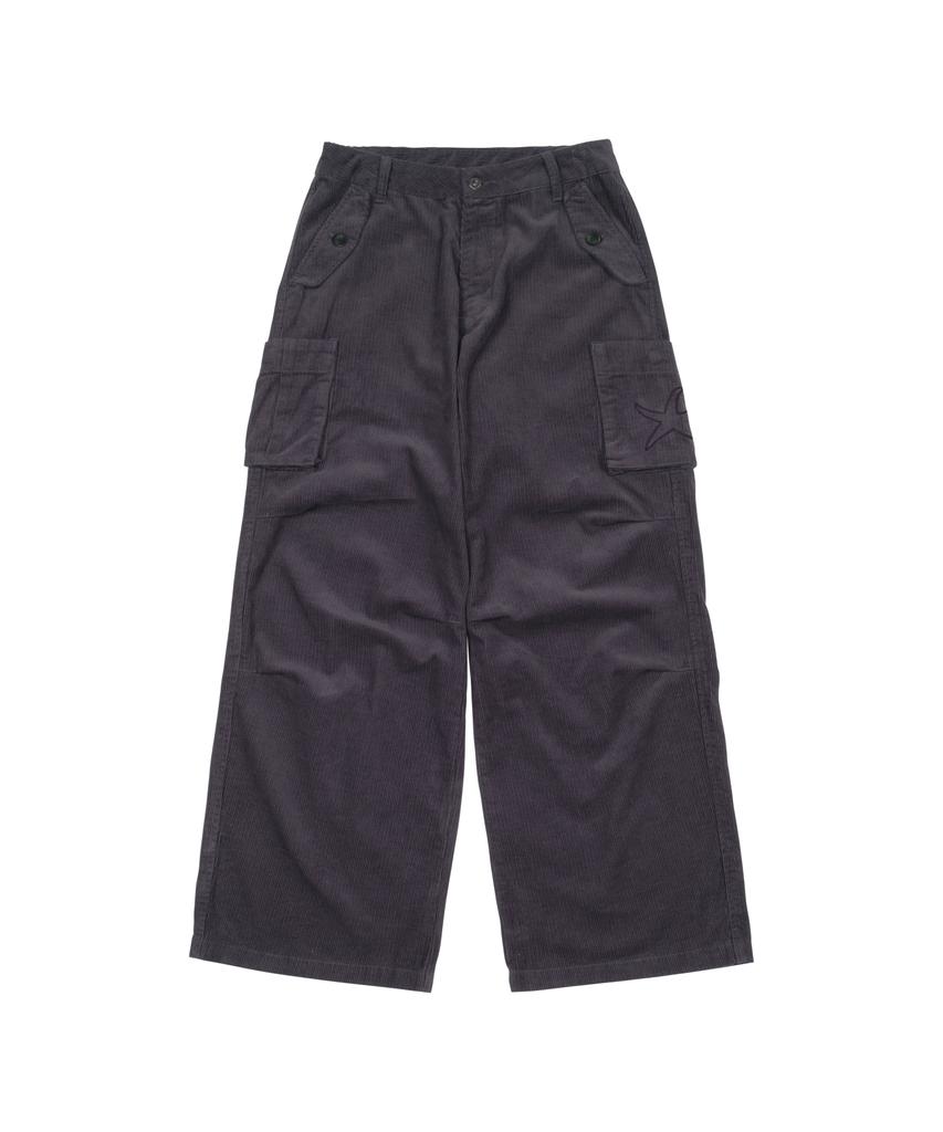 THE COLDEST MOMENT Tcm Corduroy Cargo Pants (Dark Purple)