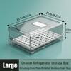 Refrigerator Organizer, Pantry Organization and Storage Bins,Plastic Stackable Storage Bins with Drawers, for Fridge Kitchen