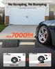 Driveway Curb Ramp, 3.175 Tons Load Capacity, 17.8 cm Rise Height Heavy Duty Curbside Bridge Ramp with Drainage Tank for Wheelchairs, Strollers,