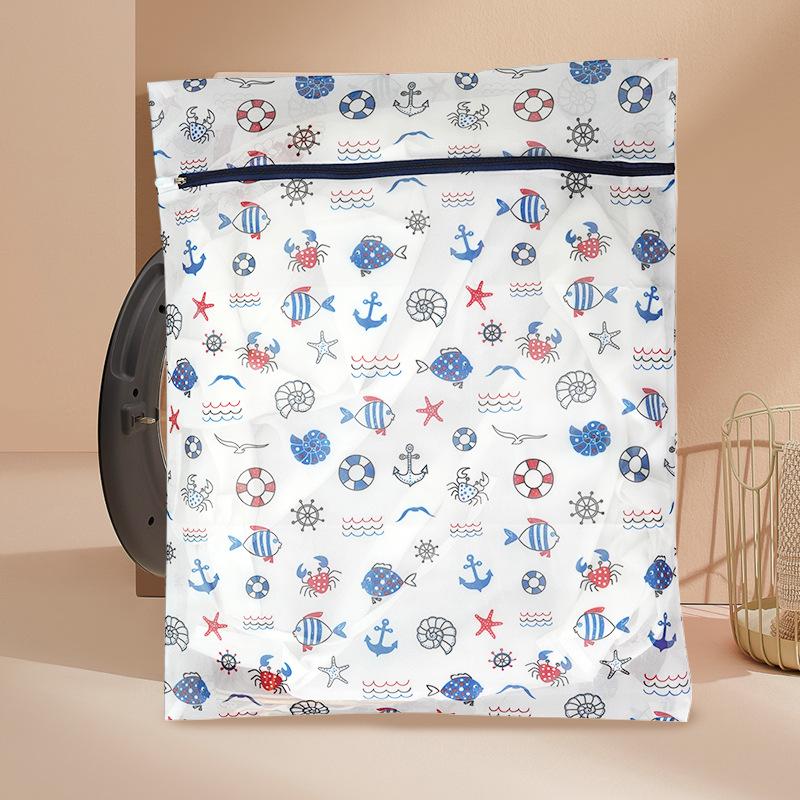 Extra Large Anti-Deformation Mesh Laundry Bag: Thick, Protective Drawstring Design for Washing Machines