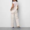 Vans Emma Mulholland Collaboration Abstract Pattern Full Print Woven Overalls Women Overalls Oatmeal VN0A7YKPYLX