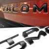 1SET For Tacoma 2016- 3D Tailgate Ert Letters - Matte Black Emblems
