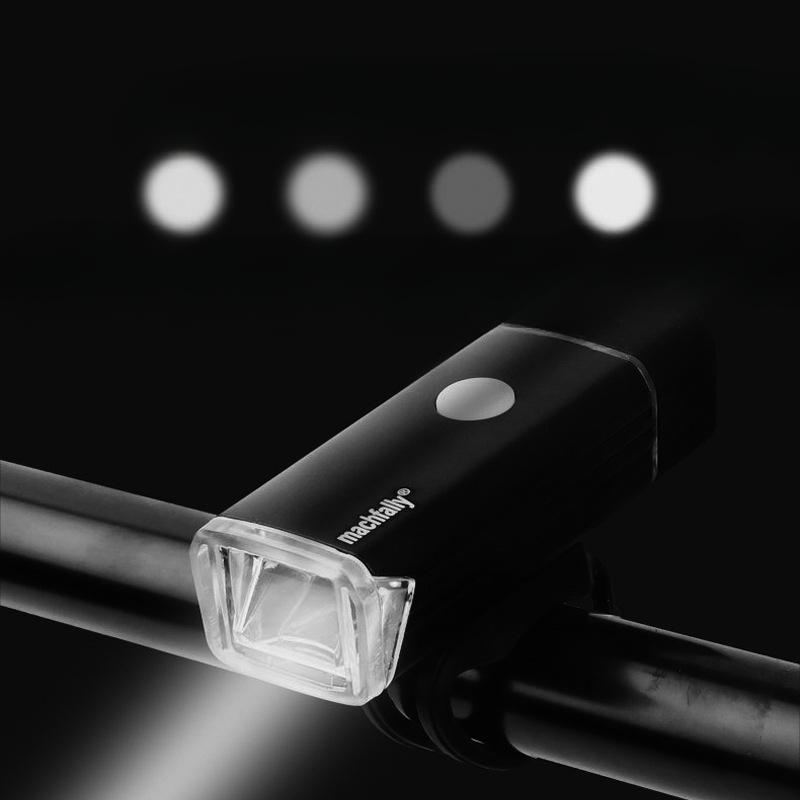 Přední světla pro horská kola Hliníková slitina Silné světlo Noční osvětlení na jízdu USB nabíjení Cyklistická světla Venkovní vybavení Příslušenství