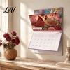DIY Calendar Kit 2027 Diamond Art Painting Pattern Wall Calendar Rhinestone Gem 12 Monthly Planner Jan. 2026-Dec. Hanging for Home Office