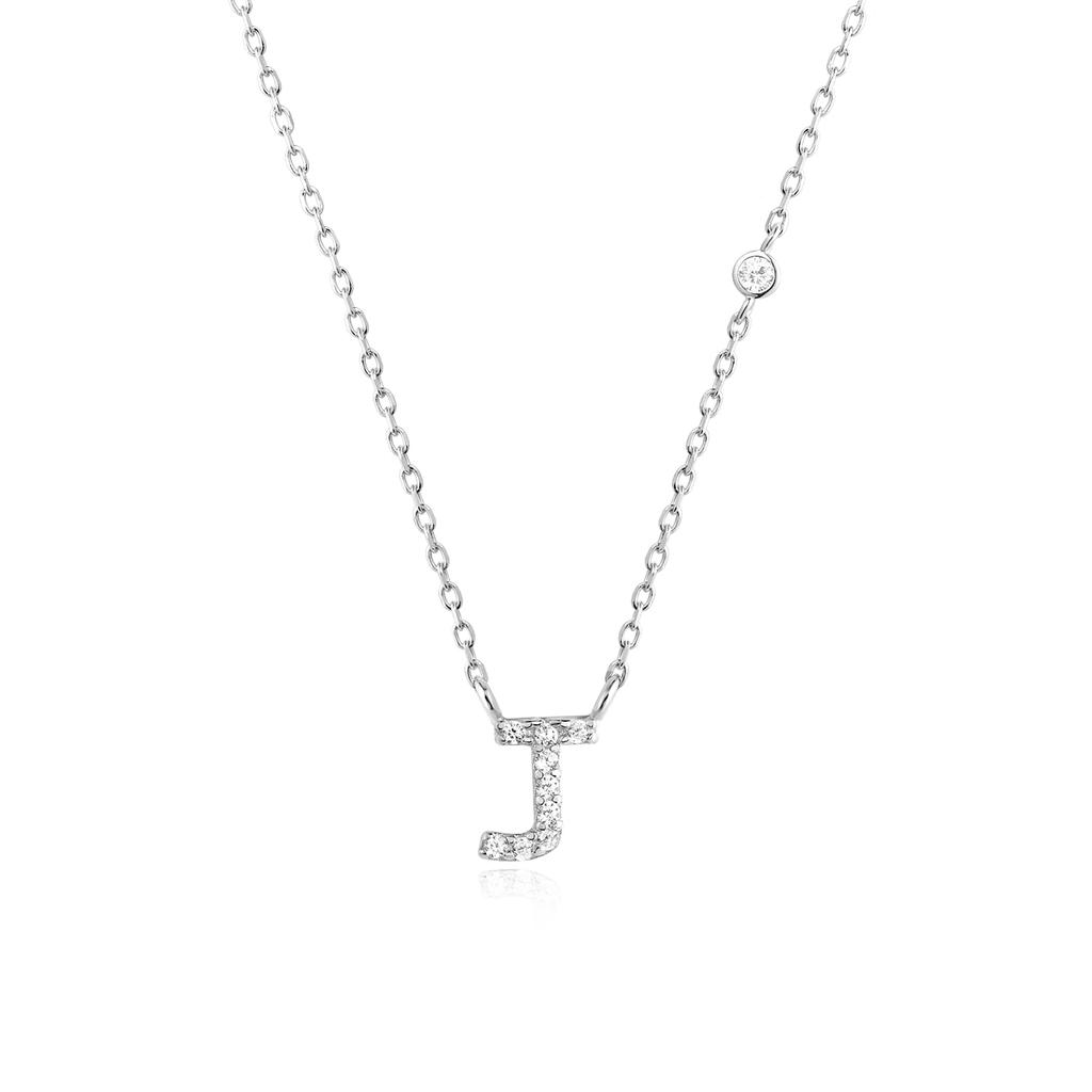 ANDYWEN 925 Silver Gold Small 26 Letters A- Z Zircon CZ Pendant Monogram Necklace Me Initial Alphabet M A Jewelry