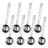 A84E-Stainless Steel For Coffee Milk Fruit Powder, Spice Jar 2 Tablespoon Scoop 8 Pieces 30 Ml Measuring Spoon With Long Handle
