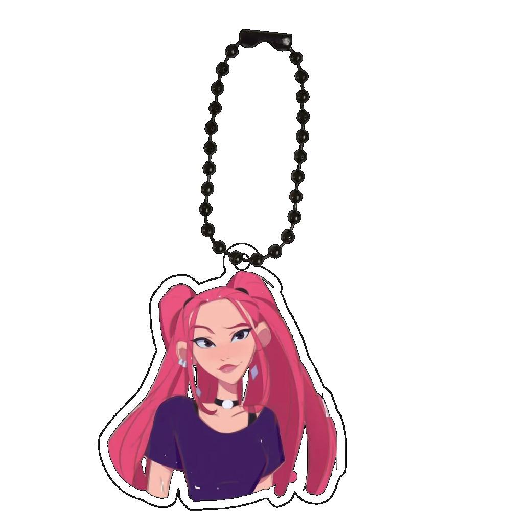 Kpop Dämonenjäger Anime Zoe Rumi Mira Saja Jungs Superstar Acryl Schlüsselanhänger Unters Huntr/x Baby Selbst Schlüsselanhänger Huntr-X Tasche Anhänger