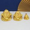 Goldenes Glücksgeld Citrin Kröte Frosch Drache Feng Shui Figuren Skulptur Statue Glück Reichtum Wohndekoration Auto Ornamente