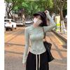 Slim-fit sunscreen clothes women's 1011 summer new UV-proof breathable yoga clothes sports blouse sunscreen clothes jacket
