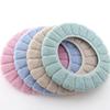 20 pezzi Cuscino per sedile WC per uso domestico Inverno Ispessito Peluche Cuscino per sedile WC Scalda sedile WC Coprisedile per WC