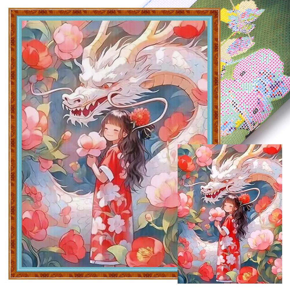 

Набір для вишивки хрестиком для повної вишивки з еко-бавни 11CT