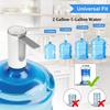 Wireless Electric Water Pump USB Rechargeable Silent - One-Touch Automatic Dispenser Food Grade Leak-Proof for 2-5 Gallon Buc