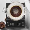 3kg/0.1g Kávová váha s časovačem Vysoce přesná digitální kuchyňská váha Vodotěsná potravinová kávová váha Měřicí váhy