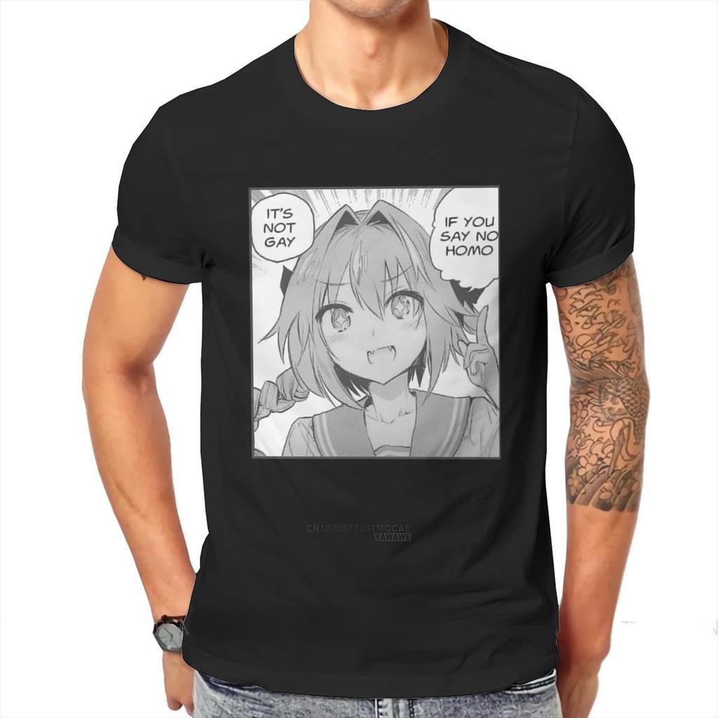 Japanese Anime Astolfo Best Trap Fate Grand Order Tactical Rpg Game T Shirt Japan Unisexga Cartoon Graphic Tshirts Unisex Tops