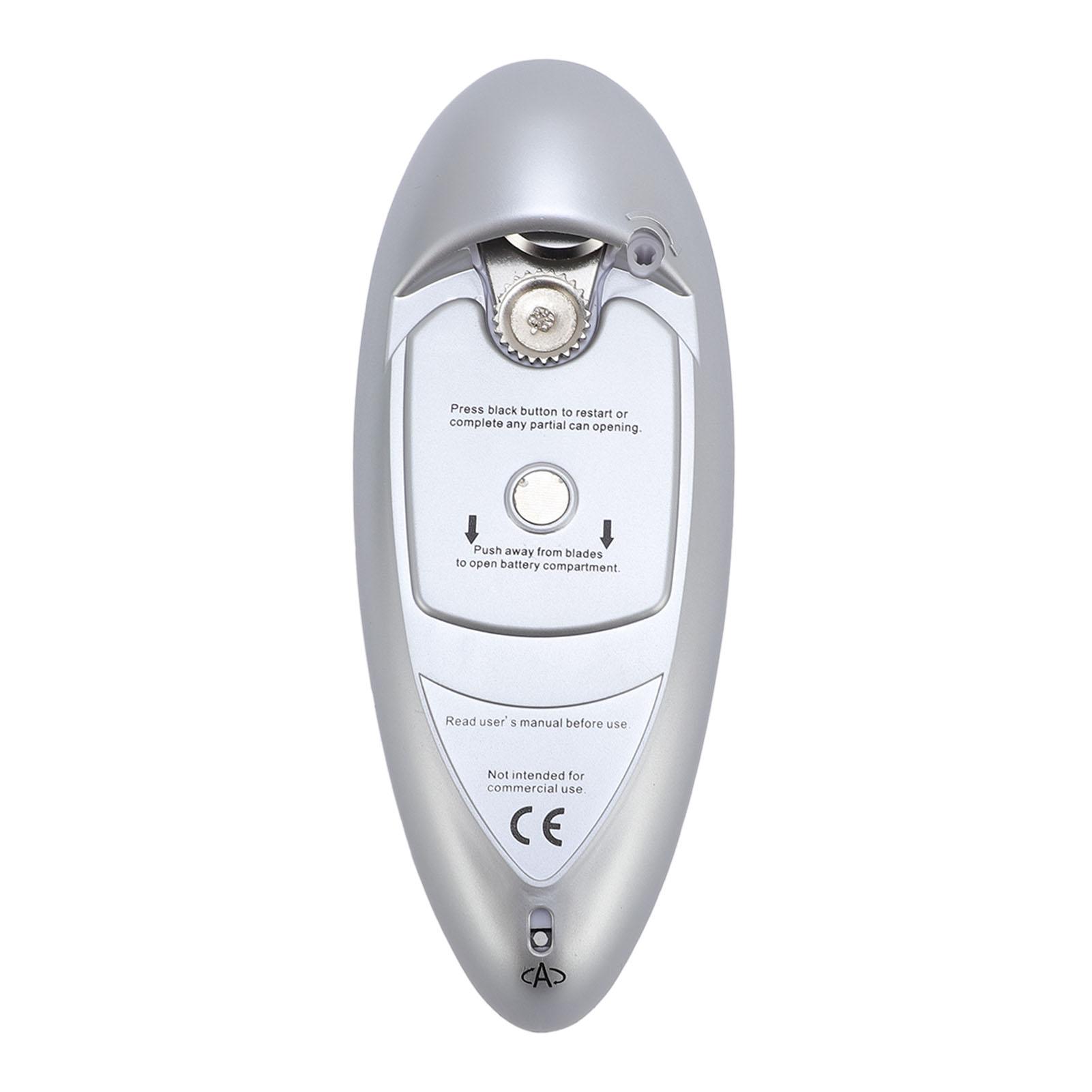 

Electric Can Opener One Touch Battery Operated Stainless Steel Automatic Can Opener