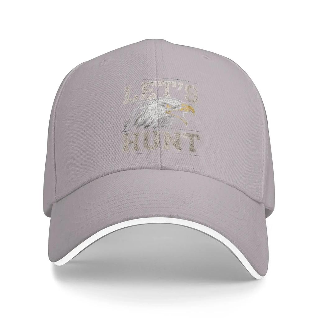 Let's Hunt Baseball Cap Football Trendy Men Women Hip Hop Hats Breathable Print Outdoor Sports Snapback Cap Birthday Present