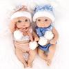 20CM Washable Lifelike Soft Hand-painted Simulation Baby Reborn Doll Children Accompany Play Doll