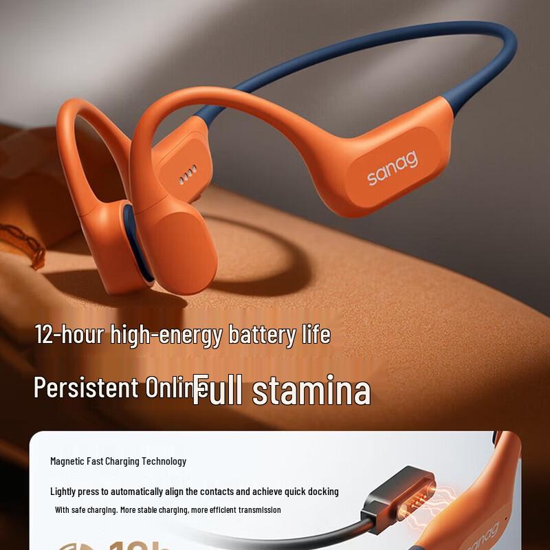 SANAG B77S Bone Conduction Bluetooth Sports Headphones