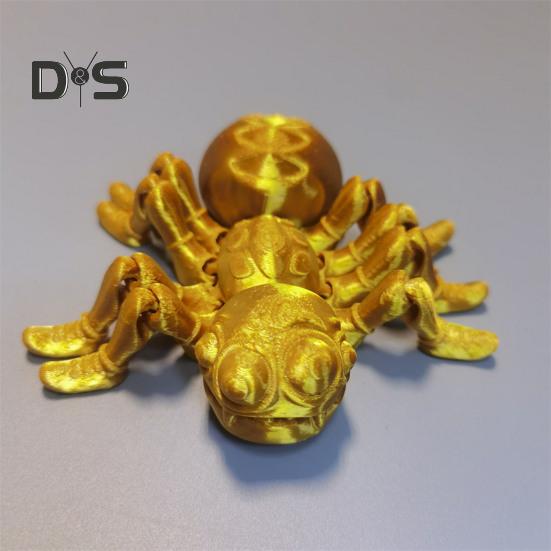 Spider Model 3D Printed Action Toy Realistic Looking Vibrant Color Insect Spider Fidget Toy Photography Prop