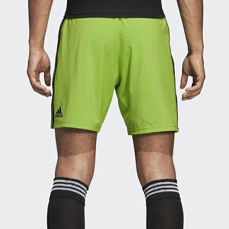Adidas Three-Stripe Colorblock Elastic Waist Shorts Men Bottoms Green DP5368