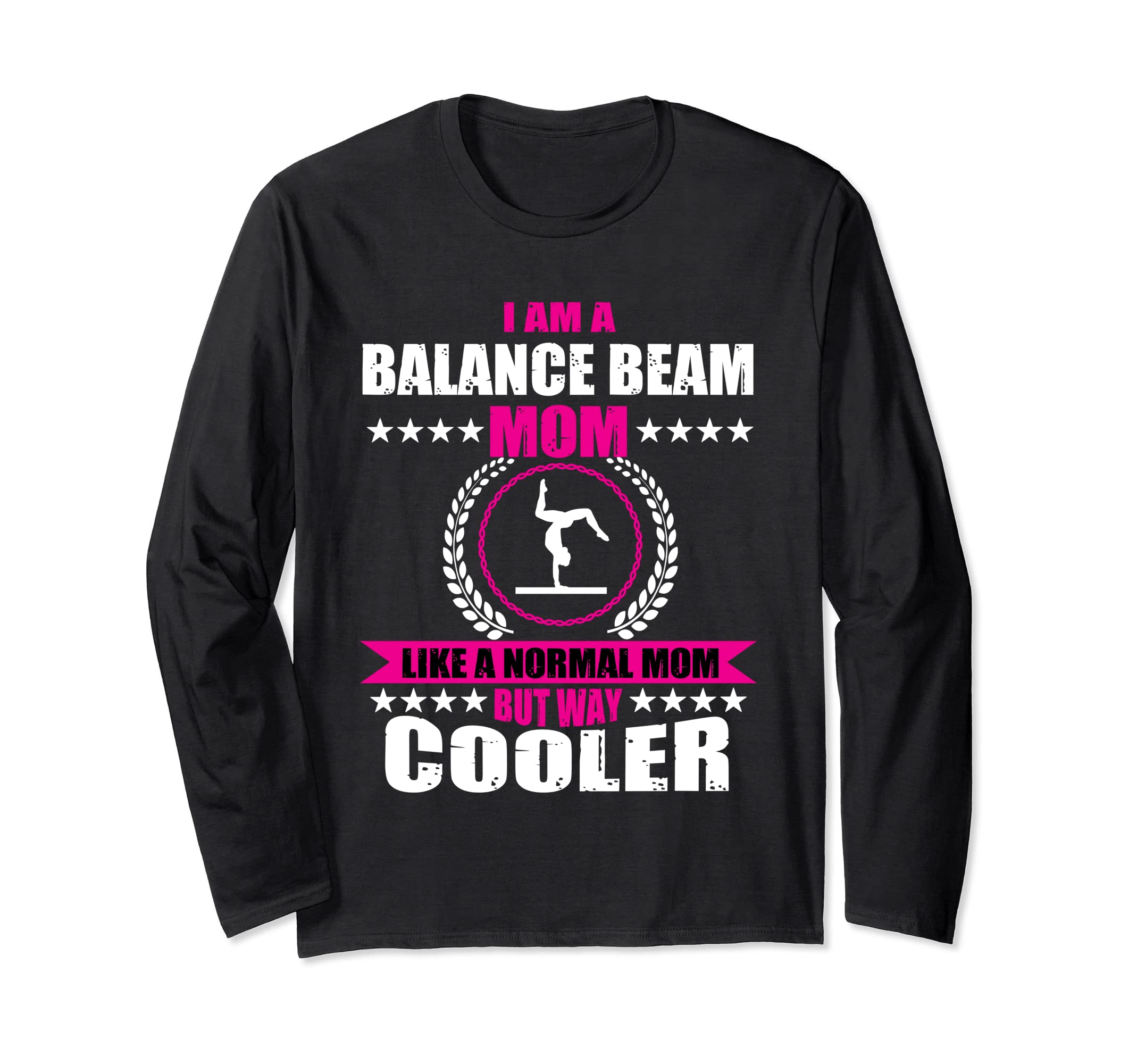 

Футболка для гимнастики с длинным рукавом Great Balance Bream Mom Design