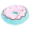 Dog Squeaky Toy Stuffed Bite Resistant Donuts Pet Toy Soft Plush Toy for Dogs PetsBlue