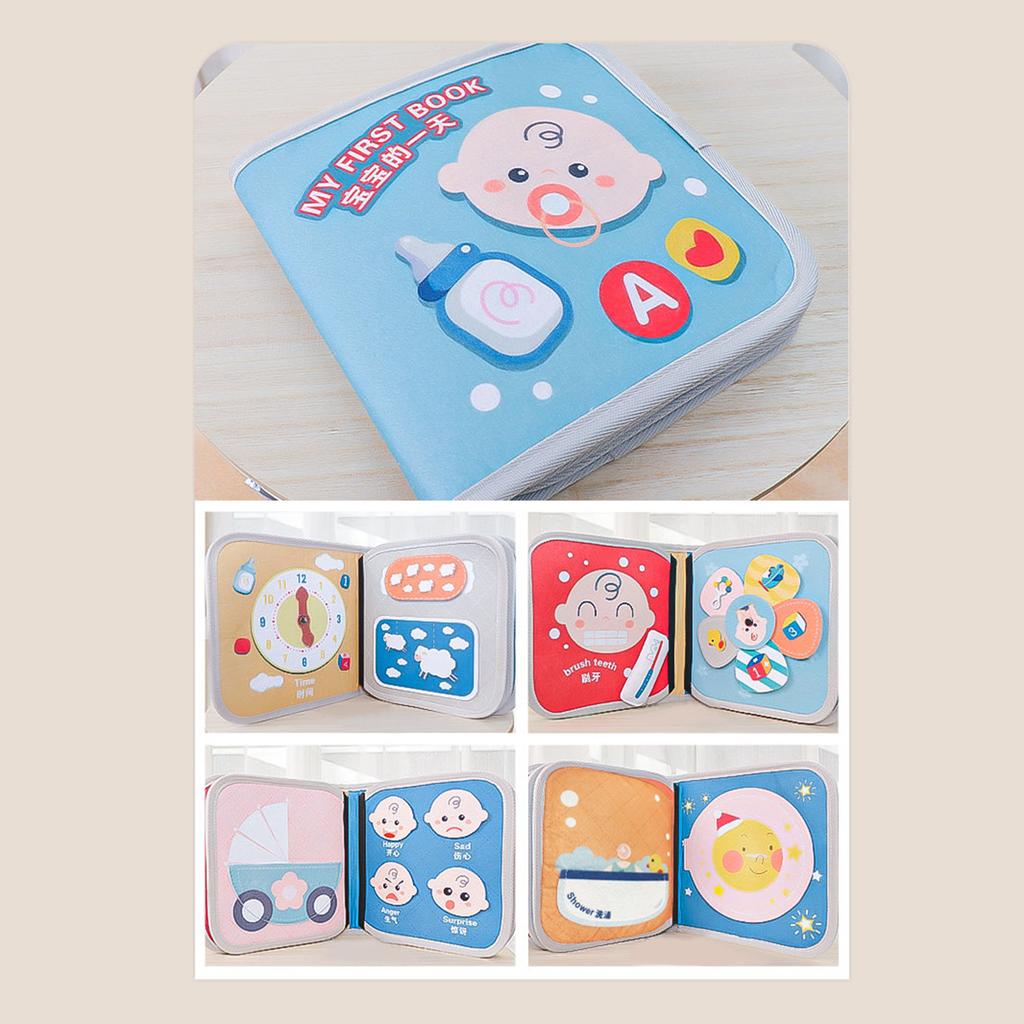 Baby Animals, Baby Puzzle, Early Education Cloth Books That Cannot Be Torn Apart, Mont Junli, Parent-child Interaction, Tearing