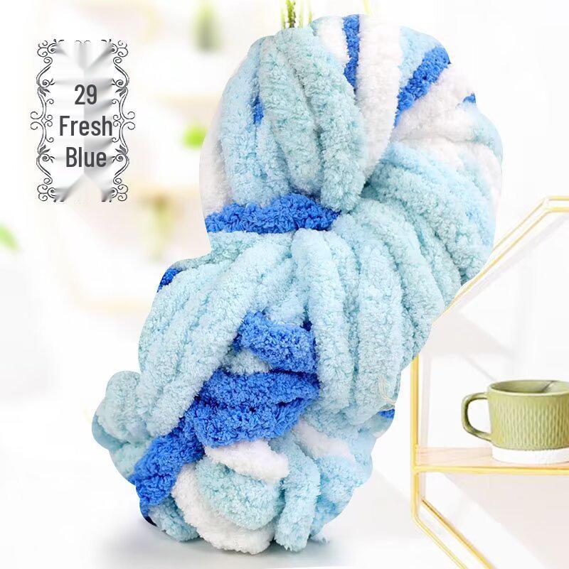 Pătură Croșetată din Fire de Gheață Pufoase Extra Groase - DIY Caldă Calitate Handmade