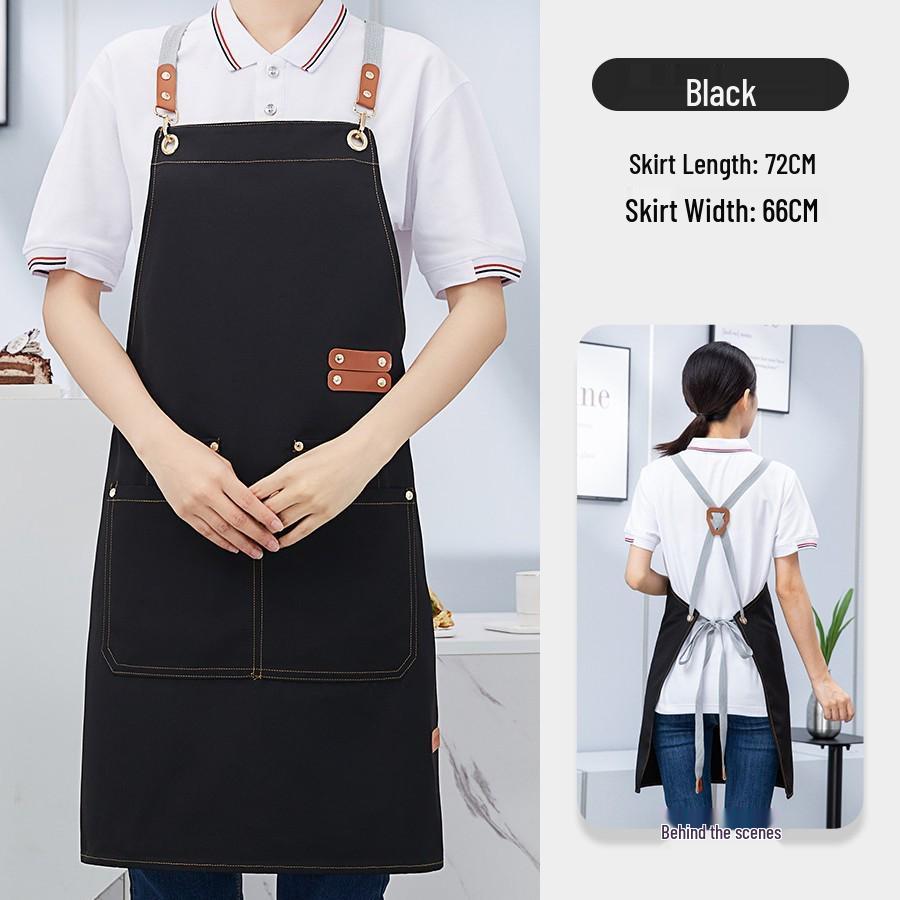 Custom Waterproof & Oilproof Apron - Stain-Resistant Workwear for Kitchen & Advertising Gift
