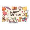 Cute Happy Birthday Photography Backdrop Cake Candy Gift Party Hanging Banner  Adults Kids