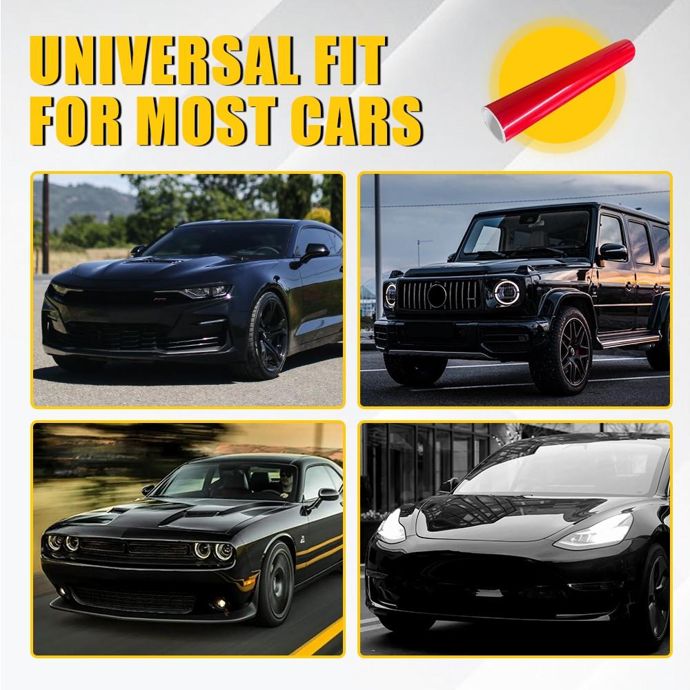 1 Stück 60*10 Zoll Rot Auto Windschutzscheibe Sonnenblende Vinyl Aufkleber Streifen Folie Banner Leer Aufkleber Weiß Schwarz Sunstrip Aufkleber Zubehör