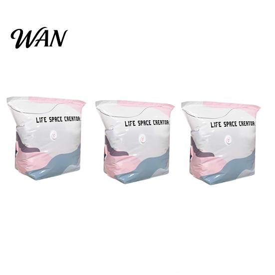 Bedding Storage Bag No Pump Vacuum Bags, Durable Reusable Oversized Three-dimensional Cube Design, Easy Compression Saves Space