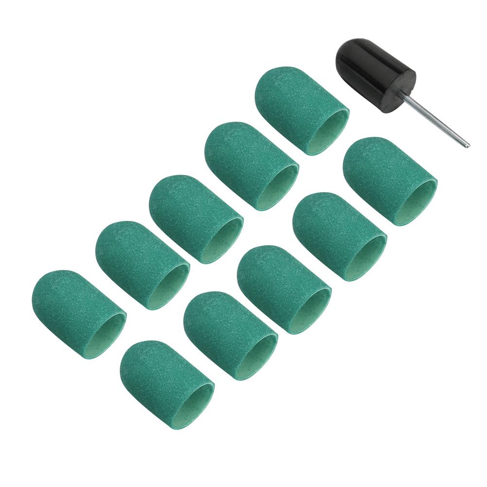 

Шлифовальная лента для ногтей, шлифовальная головка для полировки ногтей, шлифовальное кольцо, колпачок 16 x 25 мм (розовый) зелёный