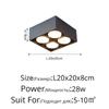 Takspotlight LED 7W 9W 12W Overflatemontert Antirefleks Vanlig aluminiumslysarmatur Downlight 85-265V