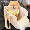 Portable Pet Carrier Bag Cats Dogs Cotton Linen Shoulder Crossbody Handheld Travel Winter