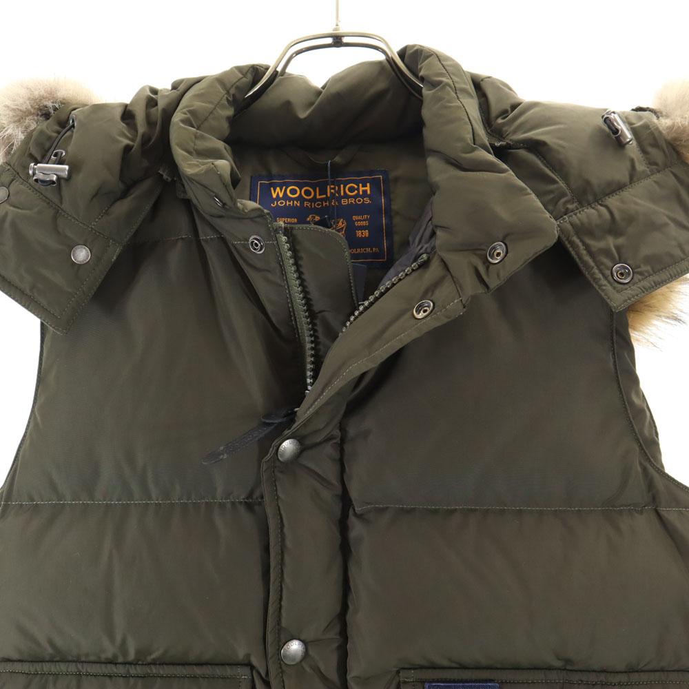Vestă WOOLRICH Aleutian Down nefolosită XS Maro kaki sistem ALEUTIAN VEST Bărbați Folosit