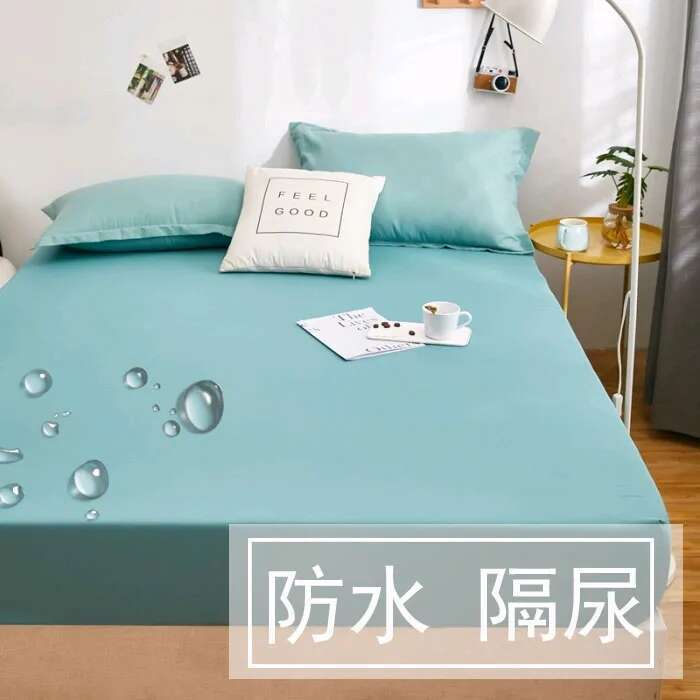 Solstice Waterproof Fitted Sheet - Cute Dinosaur Couvre Lit (Queen/King), Elastic Kids Bed Sheet (No Pillowcase)