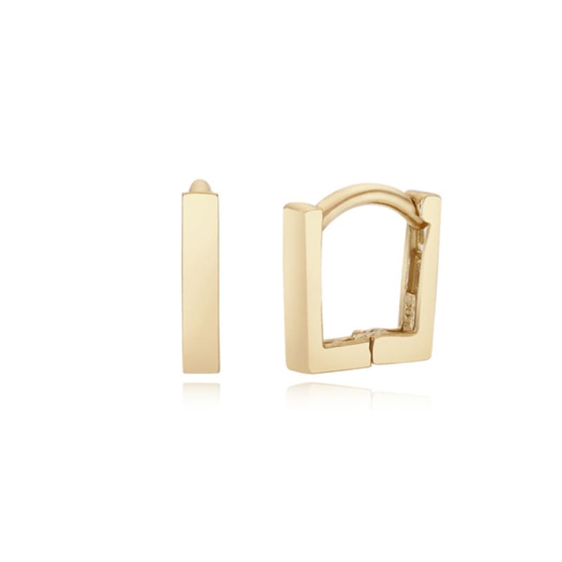 MIAF 14K Recto One-Touch Earrings