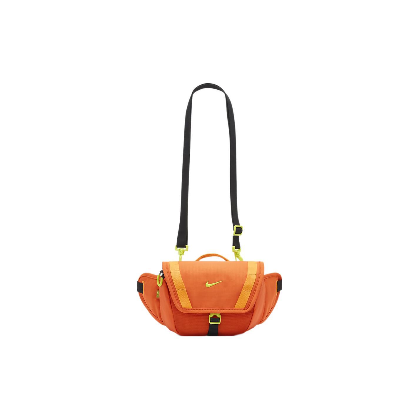 

Новая тканевая сумка через плечо Nike, сумка-кроссбоди, поясная сумка, обычная, унисекс, сигнальный оранжевый/ярко-оранжевый/атомно-зеленый DJ9681-819 24.1*6.1*15.0CM