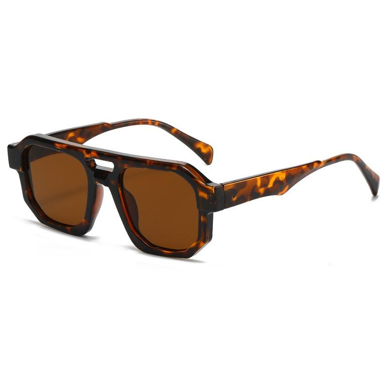 

New Square Sunglasses Women Men Retro Pilot Shades UV400 Protection Vintage Fashion Luxury Brand Oculos De Sol Feminino as picture