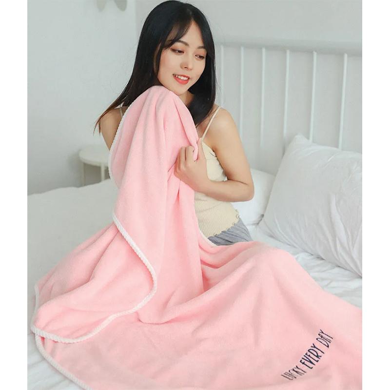 Adult's Bath Towels Super Absorbent Non-shedding Thicker Towels Baby Household Wraps Quick-dry Bath Towels Body Wrap Solid Color Towels for Bathroom
