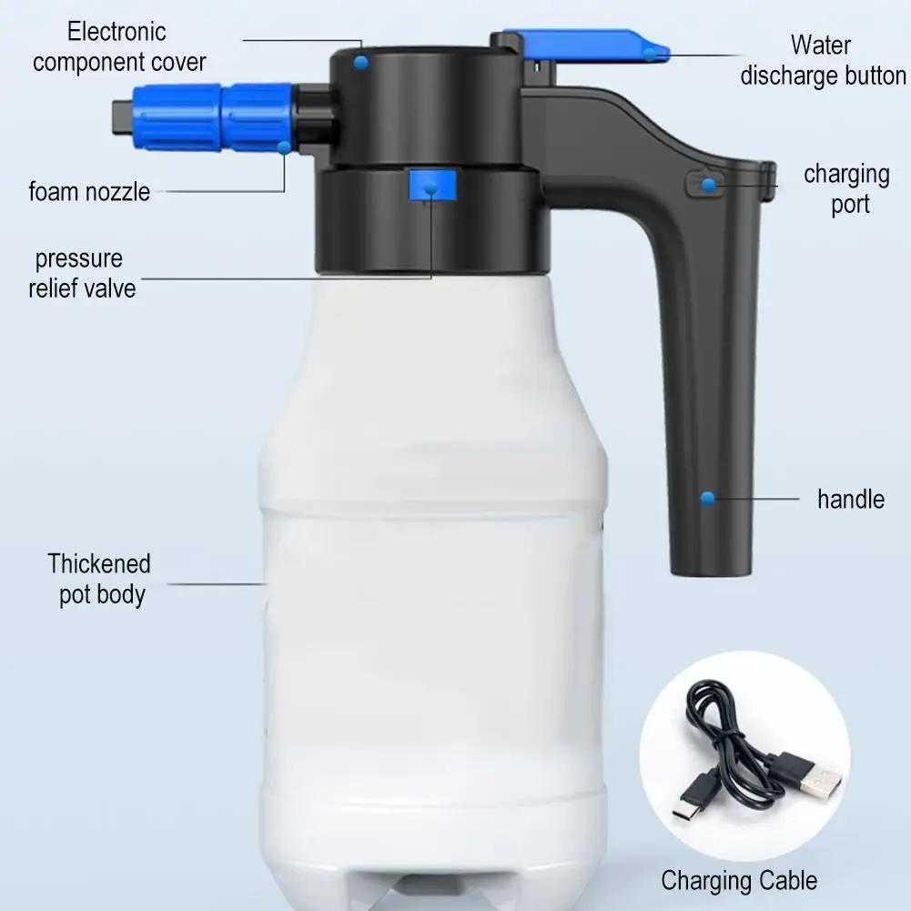 1PC Car Wash Foam Spray Pot Special for High-Pressure Spray Car Washing Fan Type Pneumatic Purpose Spray Electric Water Gun