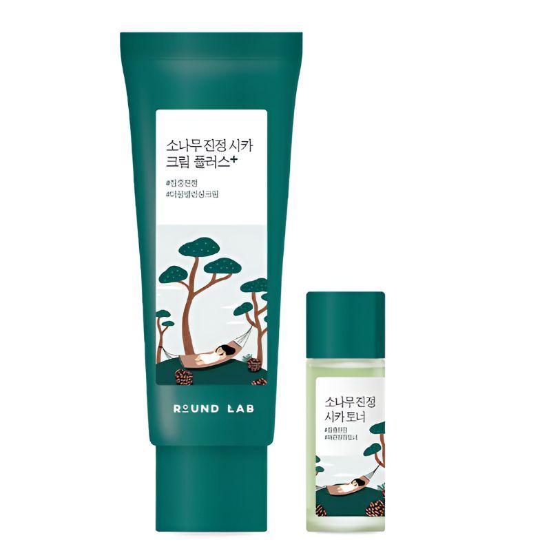 

Round Lab Pine Cica Calming Cream Plus 60 ml Set with Toner 20 ml