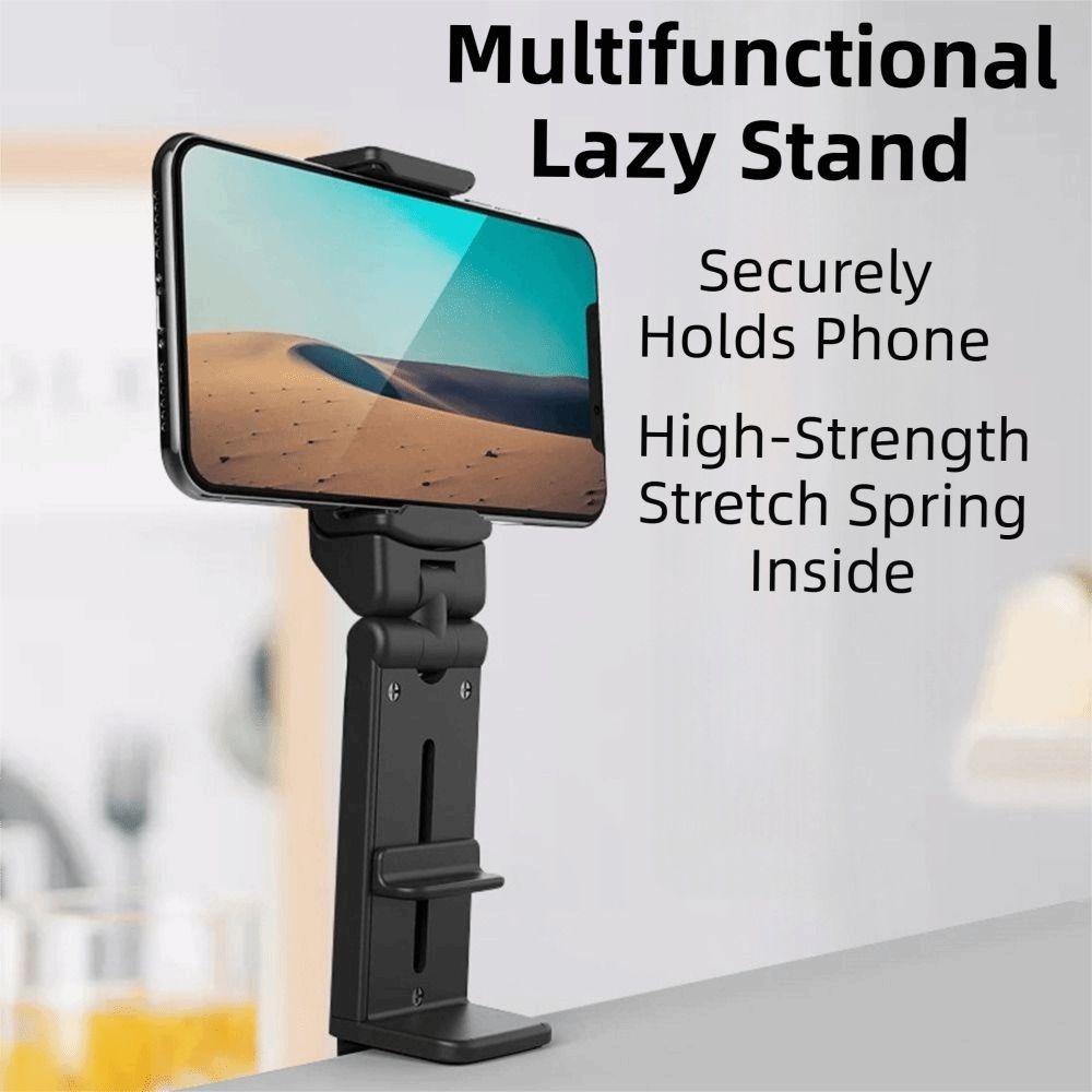 Foldable Mobile Phone Holder Stand Rotatable Selfie Holder Lazy Phone Holder  Camping Workoutini