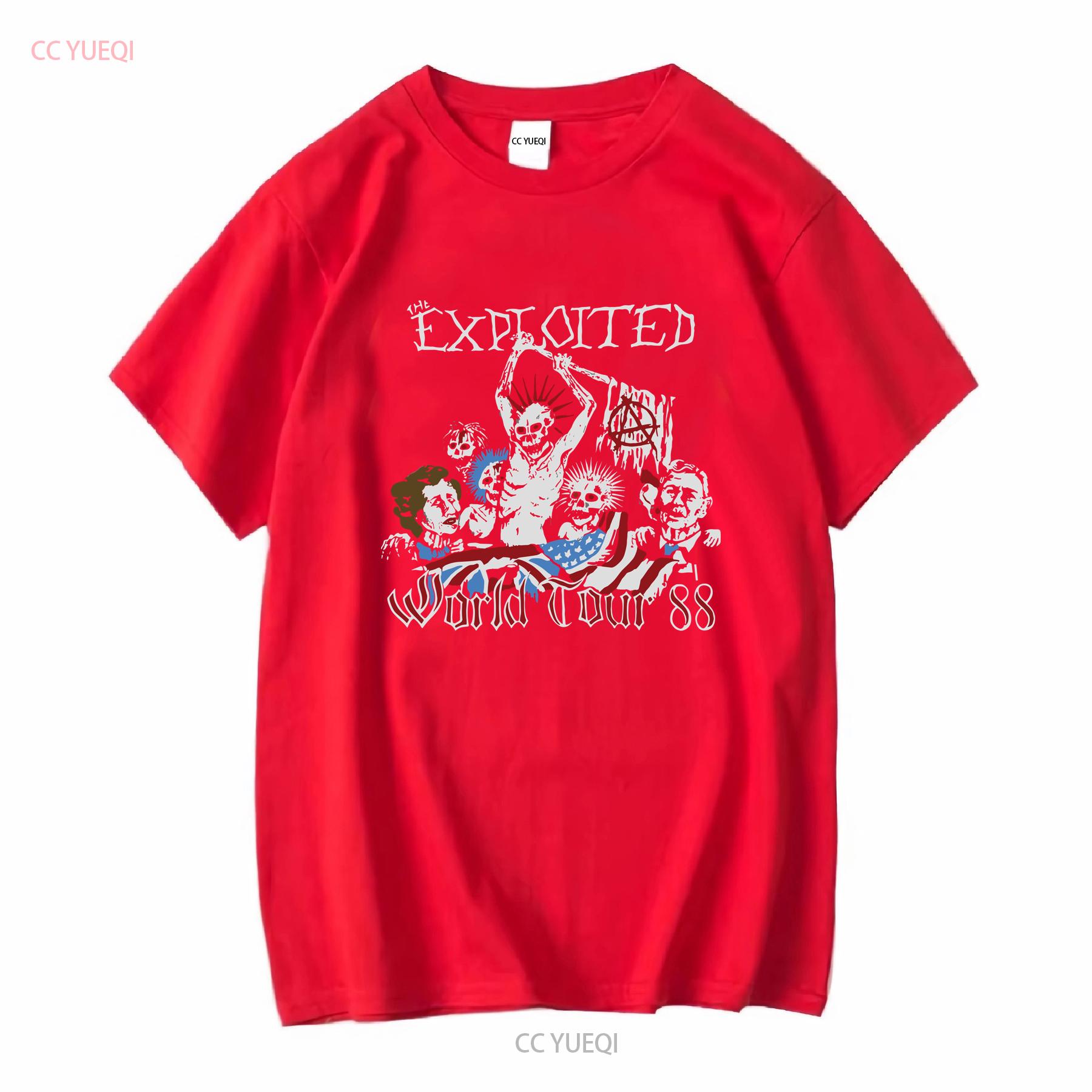 

Hot The Exploited T Shirt New Popular S 234XL U1605 long or short sleeves vintage Washed Soft Slightly designer clothes S